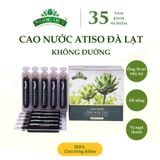 Cao Nước Atiso Ngọc Duy Đà Lạt không đường hộp 10 ống cho người tiểu đường, dễ uống, tiện lợi