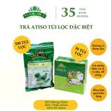 Trà Atiso túi lọc Đặc Biệt Ngọc Duy Đà Lạt 100% atiso thanh nhiệt, giải độc gan, dễ ngủ gói 100 túi