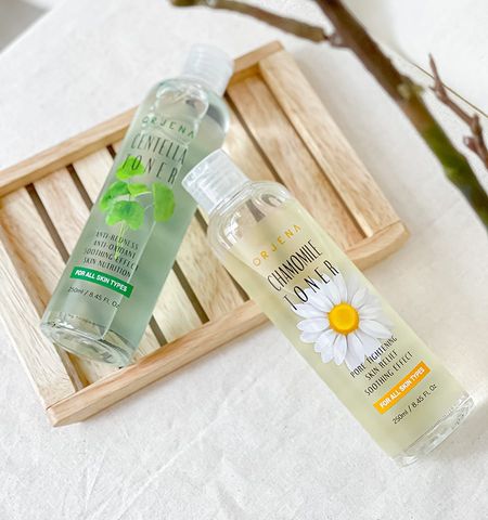 [Tặng son dưỡng Eveline] Nước hoa hồng Orjena chiết xuất hoa cúc se khít lỗ chân lông và phục hồi da 250ML