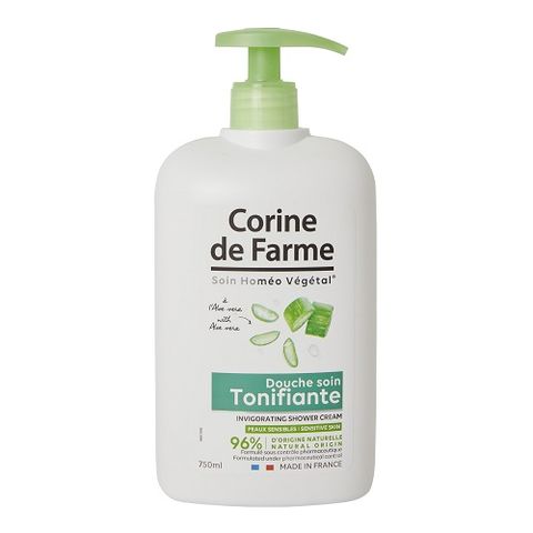 [Tặng TDC Eveline] Sữa tắm dưỡng da Corine de Farme tinh chất Nha đam 750ML