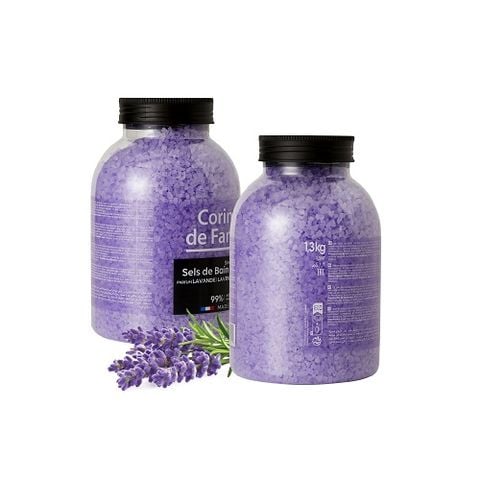 [Tặng túi Care4u] Muối tắm Corine de Farme - Hương oải hương 1.3Kg