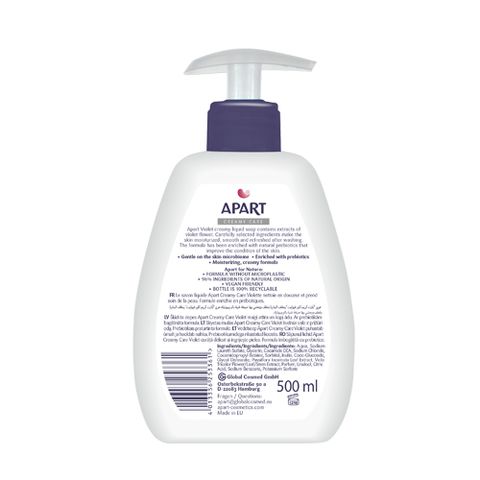 Nước rửa tay Apart dưỡng ẩm da chiết xuất hoa violet 500ML