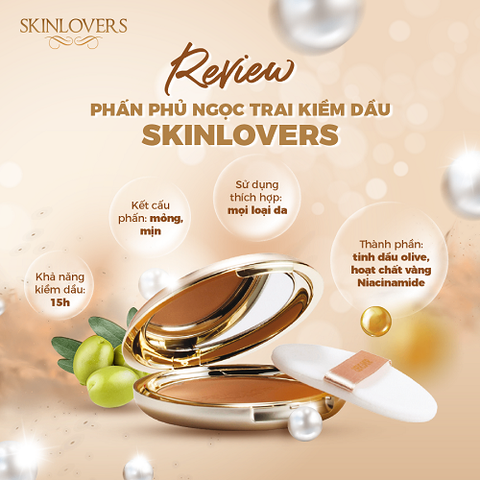 [Tặng xịt khoáng Dr HER] Phấn phủ Skinlovers Blooming ngọc trai siêu mịn số 21_22g
