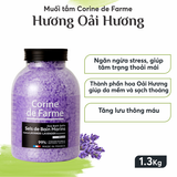 [Tặng túi Care4u] Muối tắm Corine de Farme - Hương oải hương 1.3Kg