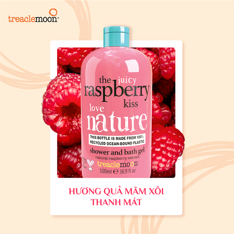 [Tặng TDC Eveline] Gel tắm Treaclemoon hương mâm xôi 500ML