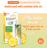 Son dưỡng Eveline Extra Soft Bio ngăn khô môi hương dứa 4g