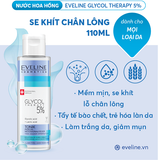 Nước hoa hồng Eveline Glycol Therapy 5% se khít chân lông 110ML