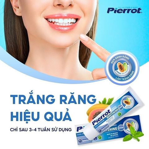 Kem đánh răng Pierrot làm trắng răng 75ML