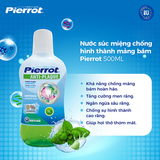 Nước súc miệng Pierrot chống hình thành mảng bám 500ML