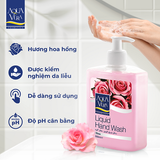 Nước rửa tay dưỡng da AquaVera hương hoa hồng 500ML