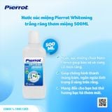 Nước súc miệng Pierrot Whitening trắng răng thơm miệng 500ML