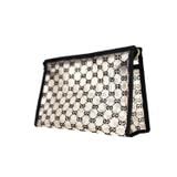 Túi đựng mỹ phẩm cao cấp họa tiết sang trọng Care4u 21.5x8.5x14.5 cm