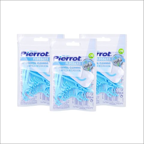 [Mua 3 tặng 1] Combo 3 Chỉ kẽ răng Pierrot Flossers 30 chiếc (PIER0351)