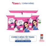 Combo 5 Bông tẩy trang cao cấp Care4u 3 lớp 233 miếng_CARE4165H