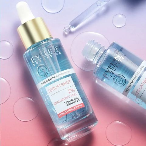 Tinh chất dưỡng da Eveline Serum Shot dưỡng ẩm Hyaluronic axit 30ML