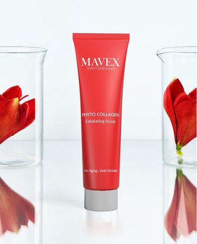 [Tặng BTT Care4u] Tẩy tế bào chết Mavex Phyto Collagen giảm dấu hiệu lão hoá và nếp nhăn 150ML