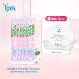 [Mua 5 tặng 1 mặt nạ Daliv] Combo 5 Bông tẩy trang Ipek siêu mềm mịn 150 miếng