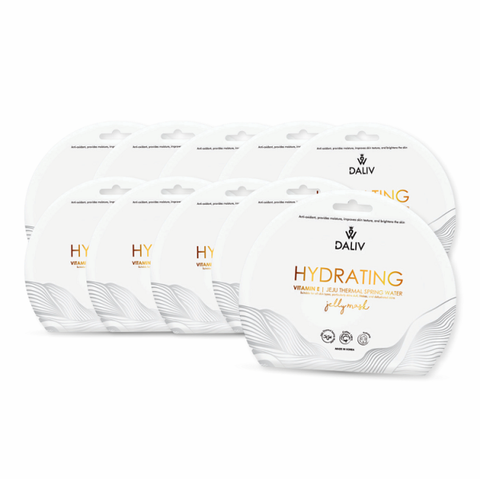 [Mua 10 tặng 2] Combo 10 Mặt nạ Daliv cấp ẩm sâu tinh chất Vitamin E dưỡng ẩm, tăng đàn hồi 30g