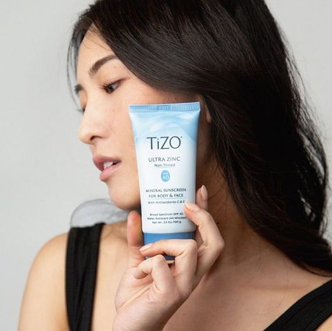 Kem chống nắng khoáng chất TiZO không màu cho da mặt và cơ thể SPF40 100g