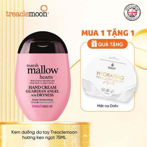 [Tặng mặt nạ Daliv] Kem dưỡng da tay Treaclemoon hương kẹo ngọt 75ML
