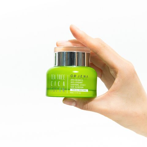 [Tặng bông Skinlovers 150M] Kem dưỡng Orjena chiết xuất trà xanh và rau má làm dịu da 50ML