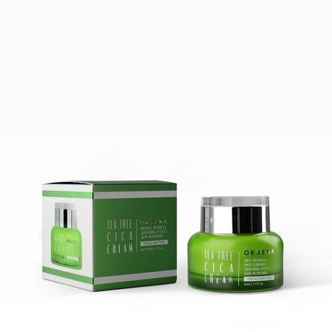 [Tặng bông Skinlovers 150M] Kem dưỡng Orjena chiết xuất trà xanh và rau má làm dịu da 50ML