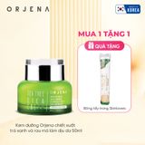 [Tặng bông Skinlovers 150M] Kem dưỡng Orjena chiết xuất trà xanh và rau má làm dịu da 50ML