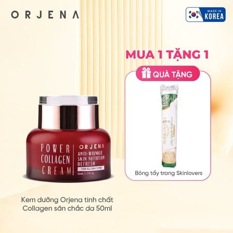 [Tặng bông Skinlovers 150M] Kem dưỡng Orjena tinh chất Collagen săn chắc da 50ML