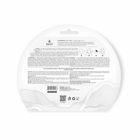 Mặt nạ Daliv trắng da tinh chất Vitamin C dưỡng ẩm và sáng da 30g