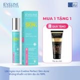 [Tặng TDC Eveline] Lăn ngừa mụn Eveline Perfect Skin Acne kháng khuẩn và làm dịu da 15ML