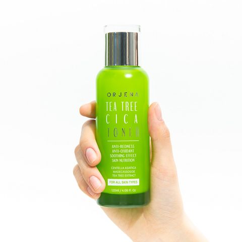 [Tặng bông Skinlovers 150M] Nước hoa hồng Orjena chiết xuất trà xanh và rau má dịu da 120ML