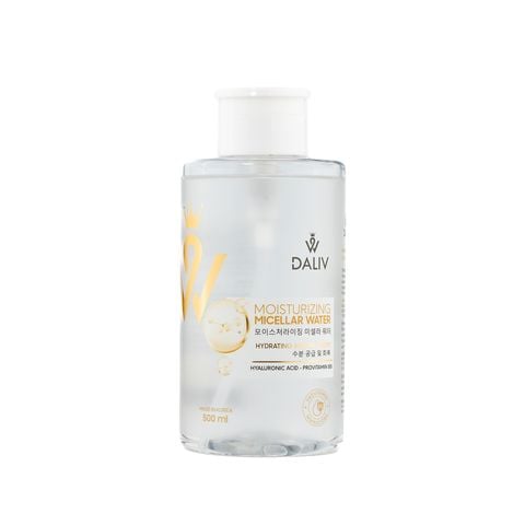 [Tặng bông Skinlovers 80M] Nước tẩy trang Daliv dưỡng ẩm da 500ML