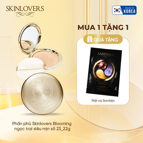 [Tặng mặt nạ Sambijo] Phấn phủ Skinlovers Blooming ngọc trai siêu mịn số 23_22g