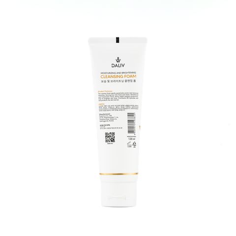 [Tặng mặt nạ Daliv] Sữa rửa mặt Daliv dưỡng ẩm, làm sáng da 120ML