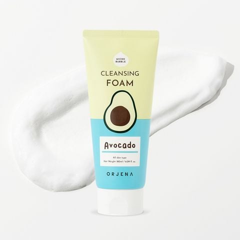 [Tặng son dưỡng Eveline] Sữa rửa mặt Orjena chiết xuất quả bơ 180ML