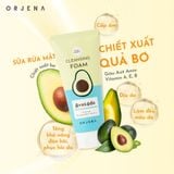 [Tặng son dưỡng Eveline] Sữa rửa mặt Orjena chiết xuất quả bơ 180ML