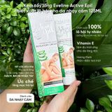 Kem tẩy lông Eveline Active Epil chiết xuất lô hội cho da nhạy cảm 125ML