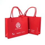 Túi vải dạ nhãn hiệu Dailinhgroup màu đỏ