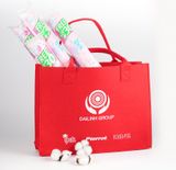 Túi vải dạ nhãn hiệu Dailinhgroup màu đỏ