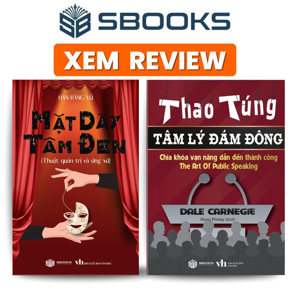  Sách Combo 2 Cuốn : Mặt Dày Tâm Đen + Thao Túng Tâm Lý Đám Đông - SBOOKS sáchtiếpthịliênkết 