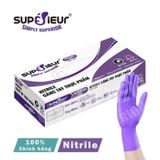 Găng Tay Thực Phẩm Nitrle Superieur 