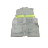  Áo Ghi Lê Kaki Xám Phản Quang Xanh 