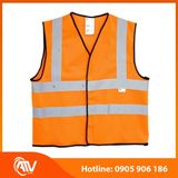  Áo Phản Quang 3M Màu Cam 