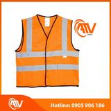  Áo Phản Quang 3M Màu Cam 