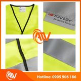  Áo Phản Quang 3M Màu Xanh 