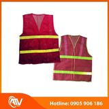  Áo Phản Quang Lưới Đỏ 