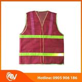  Áo Phản Quang Lưới Đỏ 