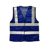  Áo Phản Quang Lưới Xanh Dương - Xám 