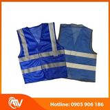  Áo Phản Quang Lưới Xanh Dương - Xám 