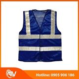  Áo Phản Quang Lưới Xanh Dương - Xám 